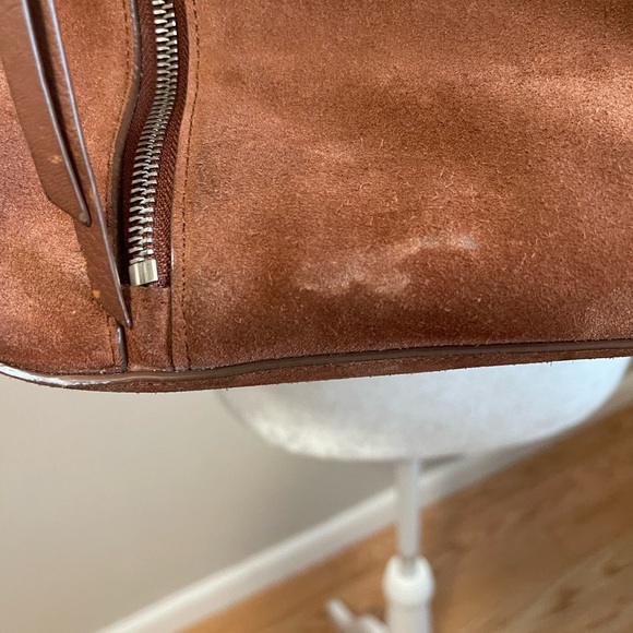 All Saints large suede tote bag - Picture 7 of 13